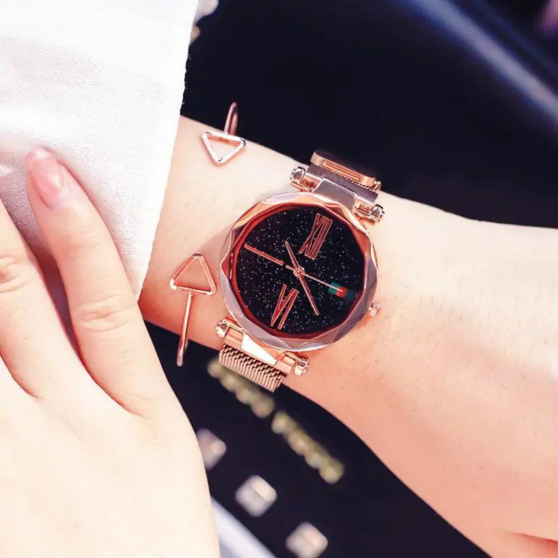 Stainless Steel Mesh Strap Watch