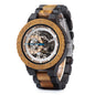 * BOBO BIRD Men's Mechanical Wood Watch – Bold & Eco-Luxury