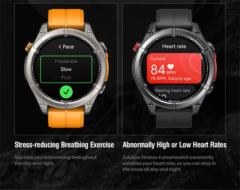 Zeblaze Stratos 4 GPS Smartwatch for Adventurers Alcom Distribution