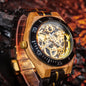 * BOBO BIRD Men's Mechanical Wood Watch – Bold & Eco-Luxury