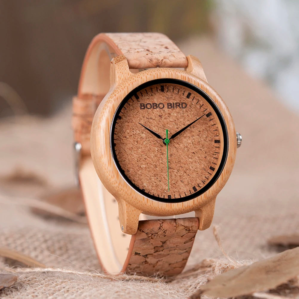 BOBO BIRD Couple Bamboo Handmade Watches