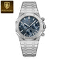 POEDAGAR Luxury Men’s Quartz Chronograph Watch