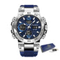FOXBOX Men’s Military Sports Watch – Waterproof Quartz Digital LED