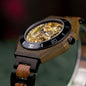 * BOBO BIRD Men's Mechanical Wood Watch – Bold & Eco-Luxury