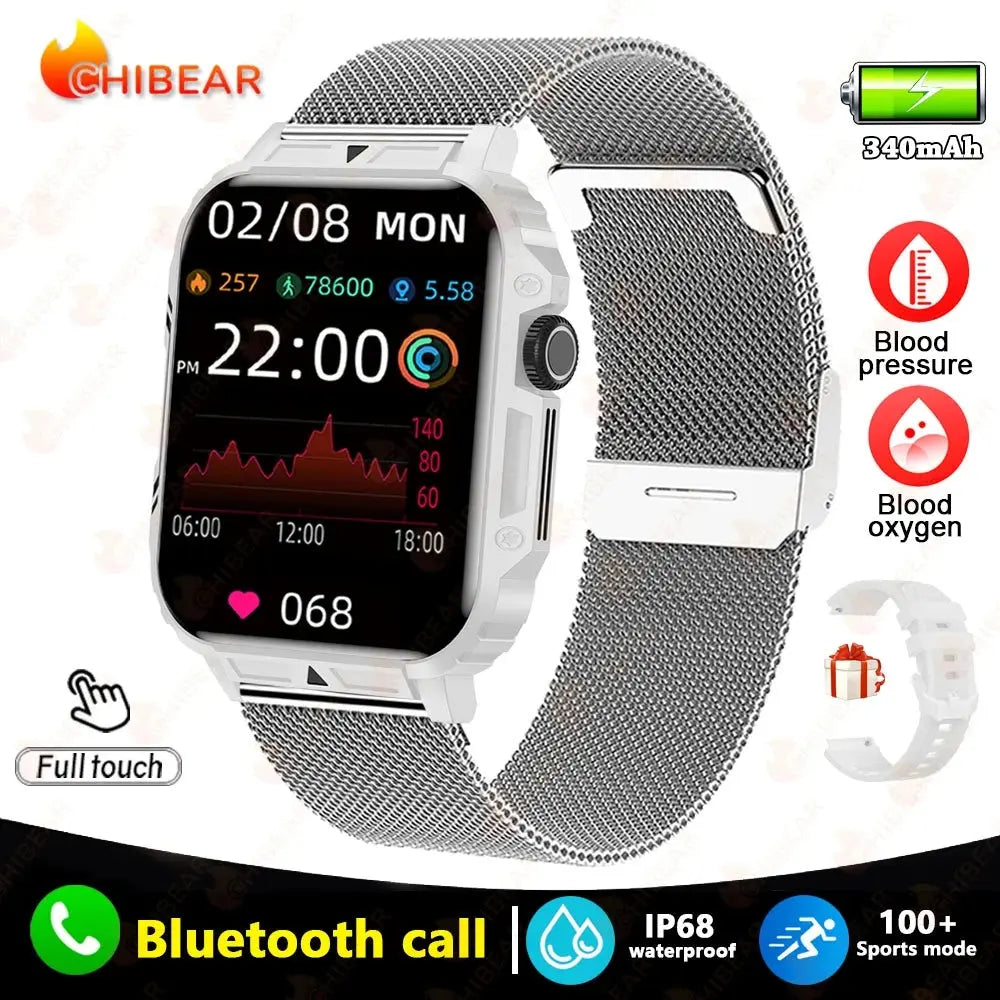 Outdoor Military Smartwatch – Rugged & Smart