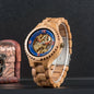 * BOBO BIRD Men's Mechanical Wood Watch – Bold & Eco-Luxury