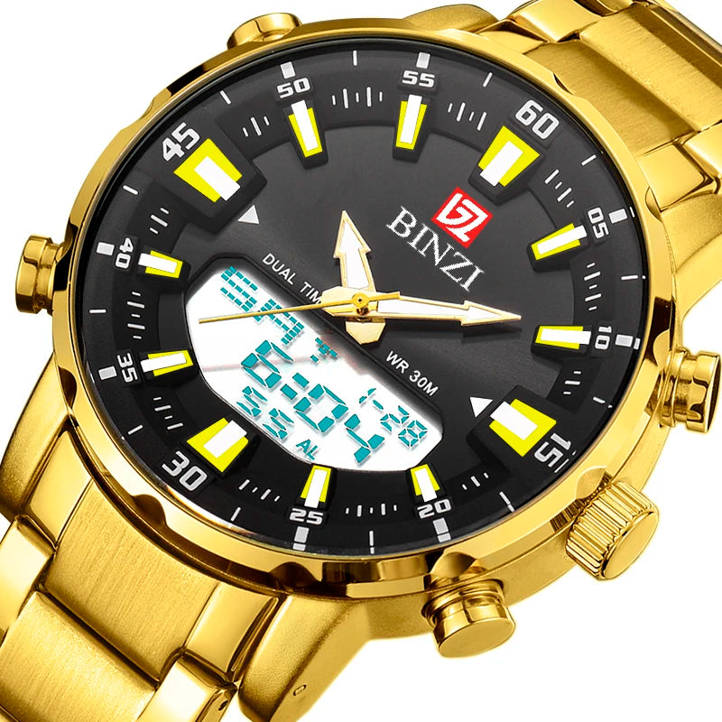 2025 Luxury Golden Men's Watch – Timeless Elegance & Prestige