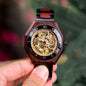 * BOBO BIRD Men's Mechanical Wood Watch – Bold & Eco-Luxury