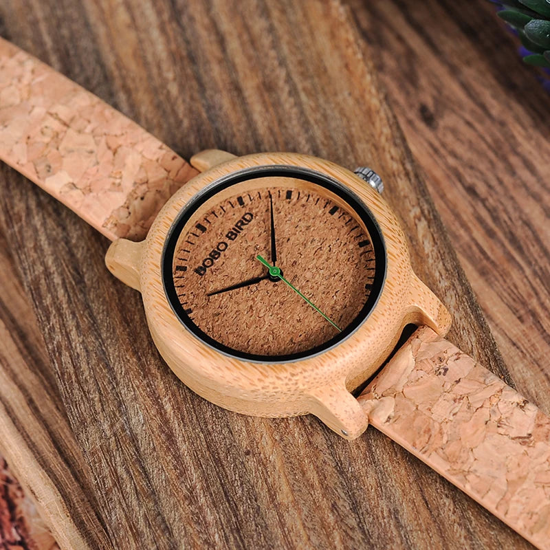 BOBO BIRD Couple Bamboo Handmade Watches