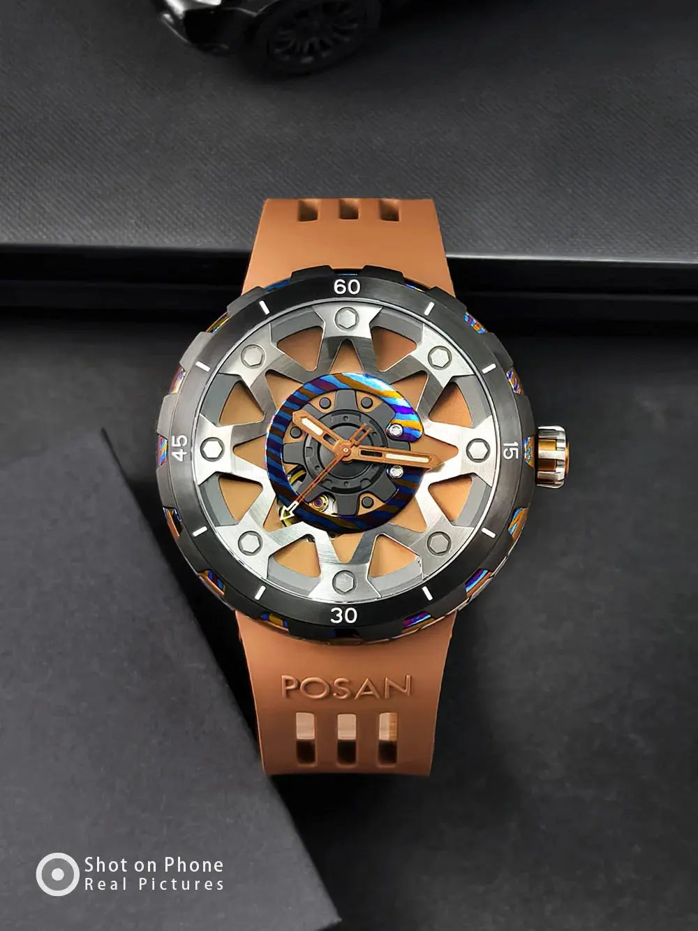 Timascus Automatic Watch for Men – Bold & Unique Design Alcom Distribution