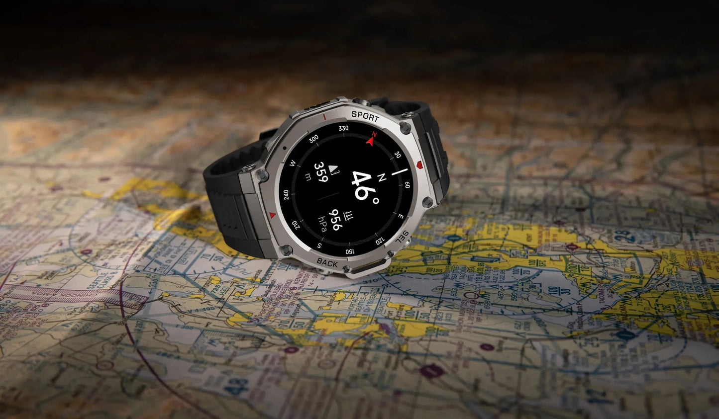 Rugged Military GPS Smartwatch for Men – Waterproof, AMOLED Display Alcom Distribution