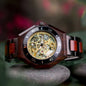 * BOBO BIRD Men's Mechanical Wood Watch – Bold & Eco-Luxury