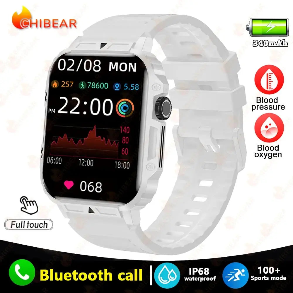 Outdoor Military Smartwatch – Rugged & Smart