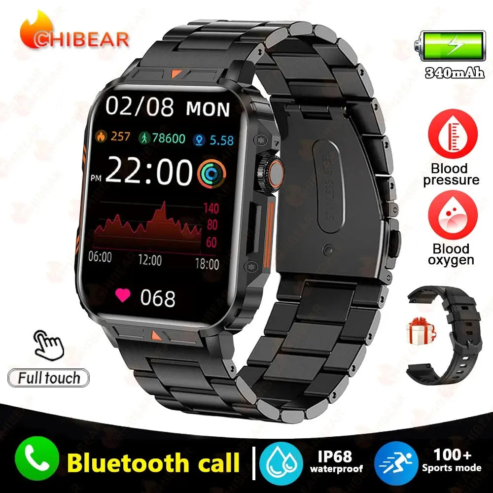 Outdoor Military Smartwatch – Rugged & Smart