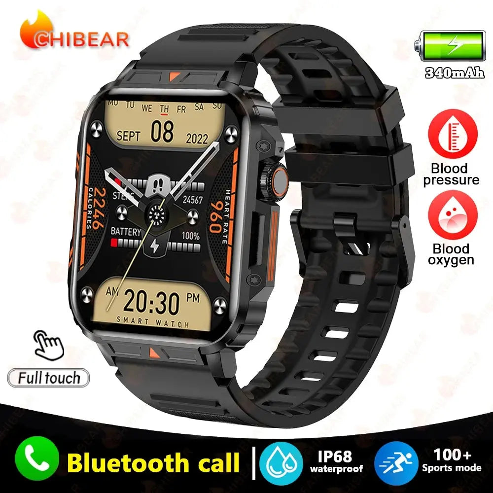 Outdoor Military Smartwatch – Rugged & Smart