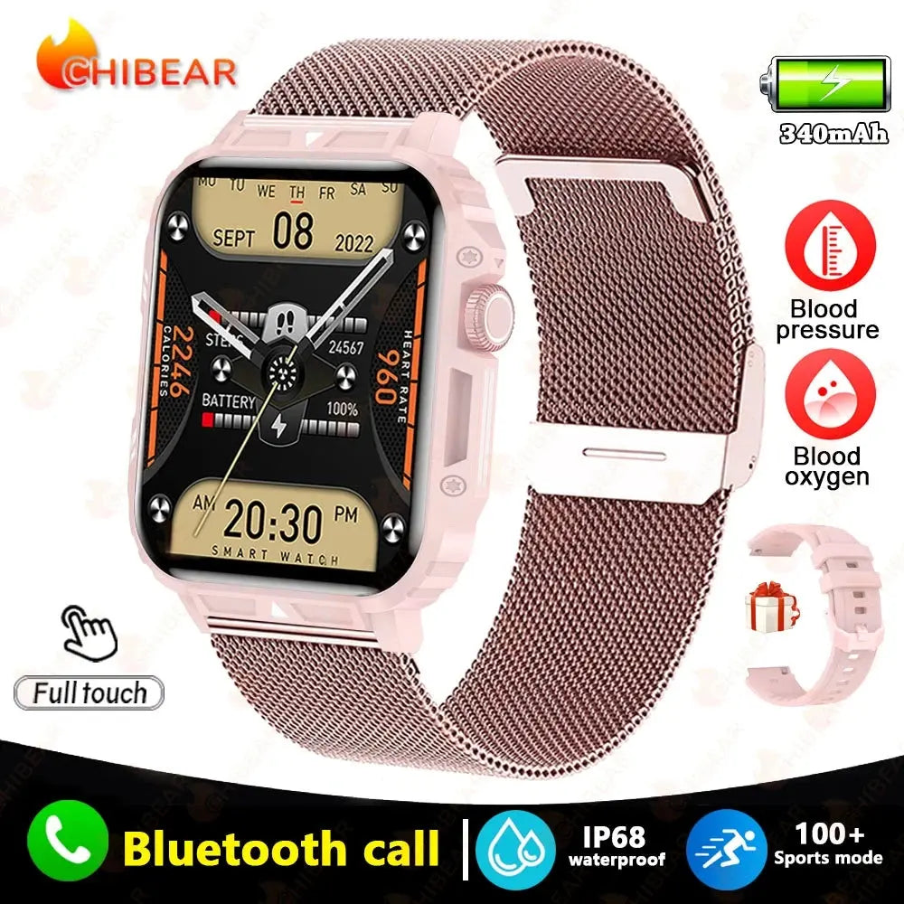 Outdoor Military Smartwatch – Rugged & Smart