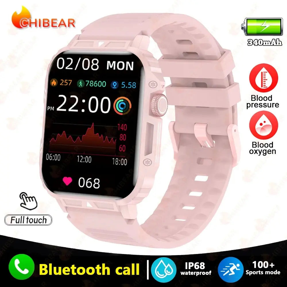 Outdoor Military Smartwatch – Rugged & Smart