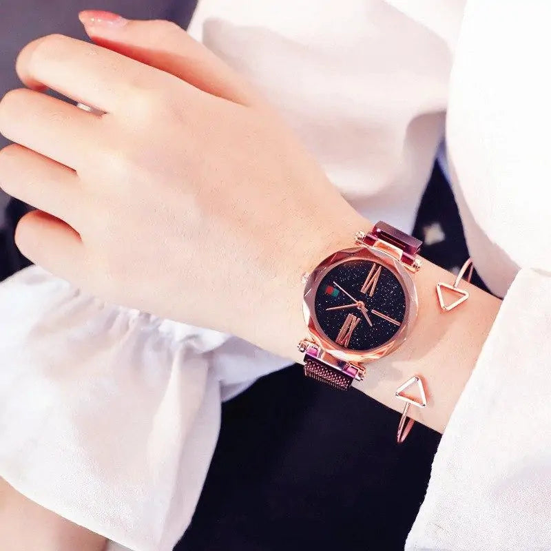 Stainless Steel Mesh Strap Watch