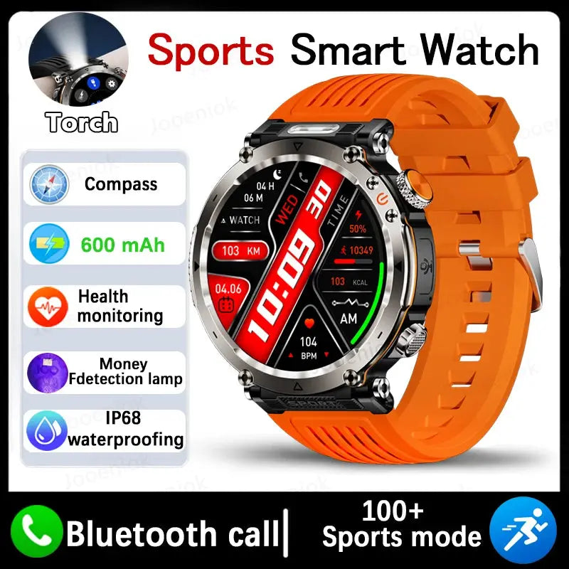 Alcom Distribution adventure smartwatch for men with health monitoring and waterproof features