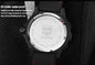 Alcom Distribution tactical luminous army watch with stainless steel back 50m water resistant black strap with red stitching