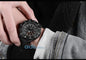 Alcom Distribution tactical luminous army watch on wrist with black rugged dial and strap