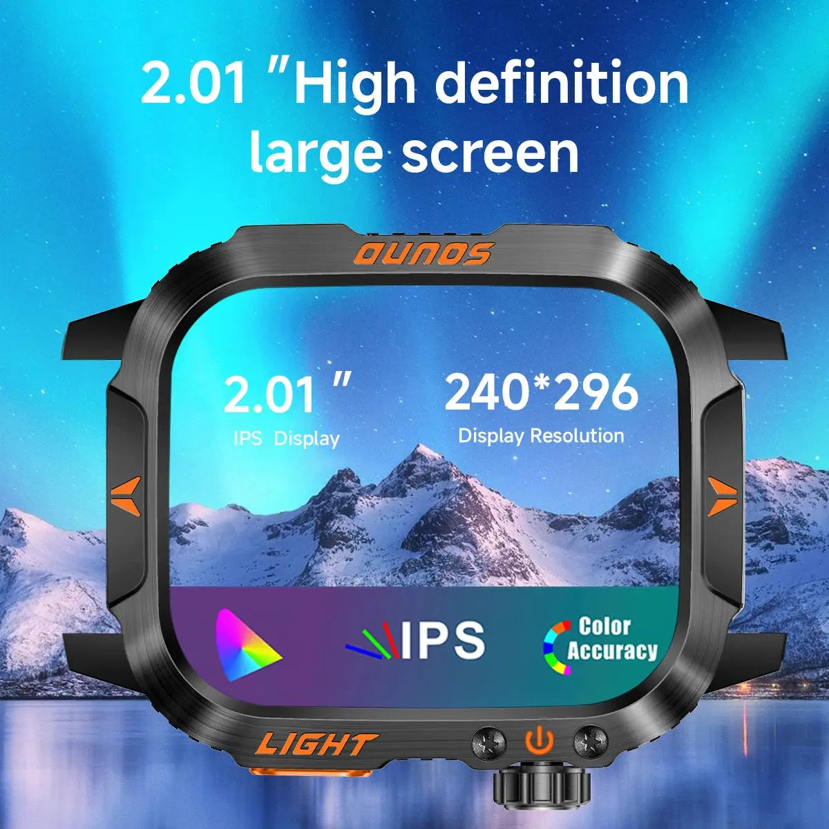 Alcom Distribution 2024 smart fitness watch with 2.01 inch high definition IPS large screen