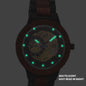 BOBO BIRD men's mechanical wood watch with noctilucent hands and markers for easy night reading