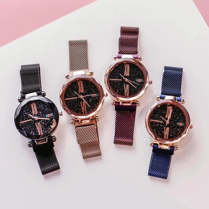 Stainless Steel Mesh Strap Watch