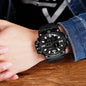 Alcom Distribution fitness ready digital watch in black worn on wrist with sporty design