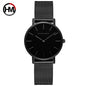 Black Hannah Martin watch with mesh strap by Alcom Distribution, not a Hannah Martin rose gold watch