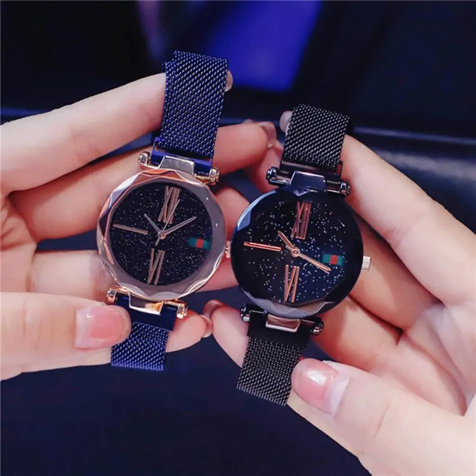Stainless Steel Mesh Strap Watch