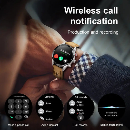 Alcom Distribution 2024 waterproof smartwatch rugged with wireless call notification and built-in microphone