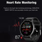 LIGE 2025 smartwatch waterproof black heart rate monitoring display with health tracking features