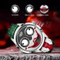 LIGE Joker Watch for Men with unique smiley face dial and colorful leather strap by Alcom Distribution
