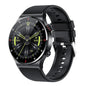 LIGE smart business watch with black round dial and silicone strap from Alcom Distribution