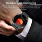 LIGE smart business watch with blood oxygen monitoring and bio-sensing chip on wrist by Alcom Distribution