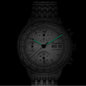 Luxury men's automatic watch by Alcom Distribution with metal bracelet and luminous hands