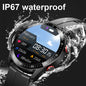 Alcom Distribution men's health tracking smartwatch with IP67 waterproof rating and fitness monitoring features