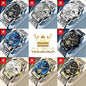 OLEVS classic multifunctional watches collection with stainless steel bands in various colors