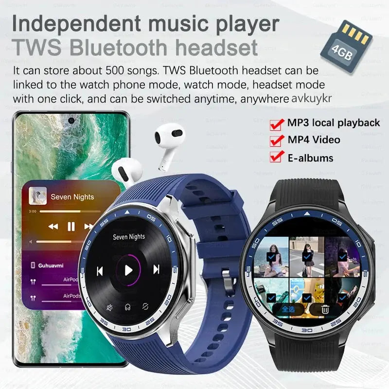 OPPO Watch X AMOLED smartwatch with independent music player and TWS Bluetooth headset support by Alcom Distribution