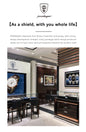 Alcom Distribution store interior showing display cases with men's quartz chronograph watch collection in elegant retail setting