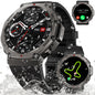Alcom Distribution rugged waterproof AMOLED display smartwatch with metal bezel GPS map and incoming call screen