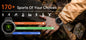 Alcom Distribution waterproof AMOLED display smartwatch on wrist outdoors showing steps calories distance