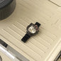 Alcom Distribution hello kitty diamond watch with black mesh strap and crystal bow on cat face dial