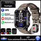 Alcom Distribution fitness tracker smart watch for men with GPS heart rate monitor and outdoor flashlight