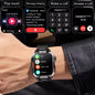 Fitness tracker smart watch for men by Alcom Distribution with call, music, and health monitoring features