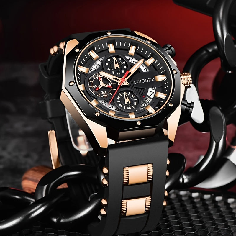 Stylish Business Men’s Quartz Sports Watch - The Perfect Blend of Elegance and Functionality