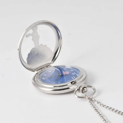 The Little Prince Planet Blue Bronze Vintage Quartz Pocket Watch: A Timeless Gift for Young Dreamers