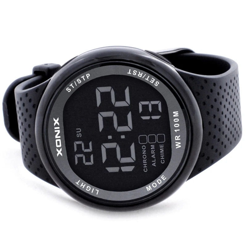 Men's 100m Waterproof Sports Digital Wristwatch