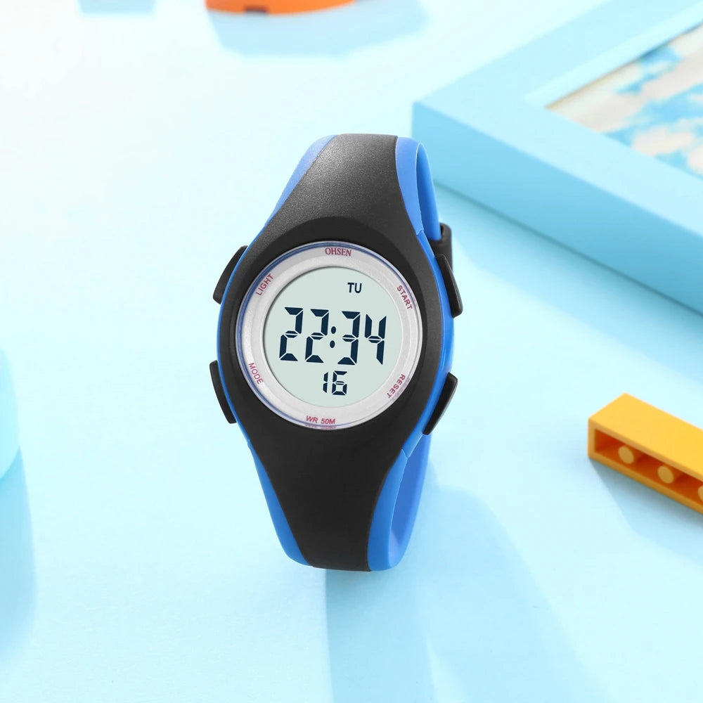 OHSEN Kids Sport Watches 50M Waterproof